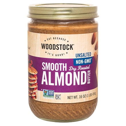 Almond Butter, Smooth, Unsalted
