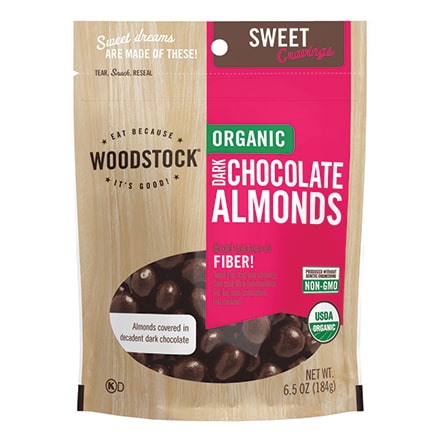 Organic Dark Chocolate Almonds