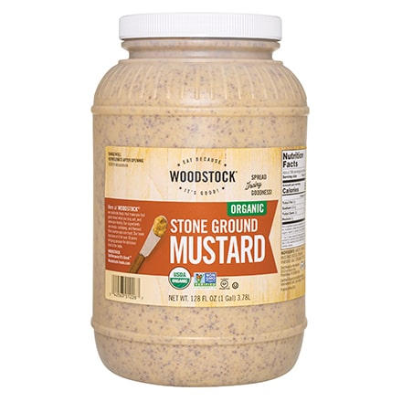 Organic Stoneground Mustard, 1 gallon