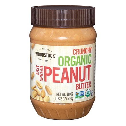 Organic Easy Spread Peanut Butter, Crunchy