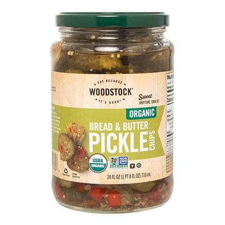 Organic Sweet Bread &amp; Butter Pickles