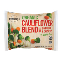 Organic Frozen Cauliflower w/Broccoli and Carrots