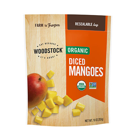 Organic Diced Frozen Mangoes