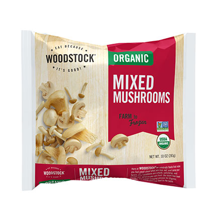 Organic Frozen Mixed Mushrooms