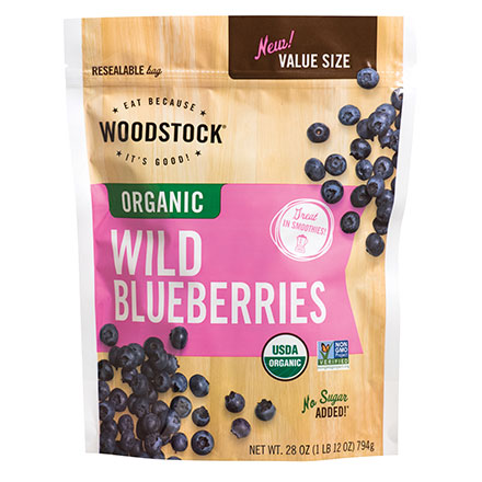 Organic Frozen Wild Blueberries, 28 oz.